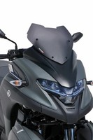 Ermax Sport Windschutzscheibe FüR Yamaha 300 Tricity -20/26 Satin Schwarz