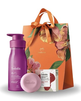 Natura Tododia Kit Presente Romã e Flor de Amora  Ameixa e Baunilha