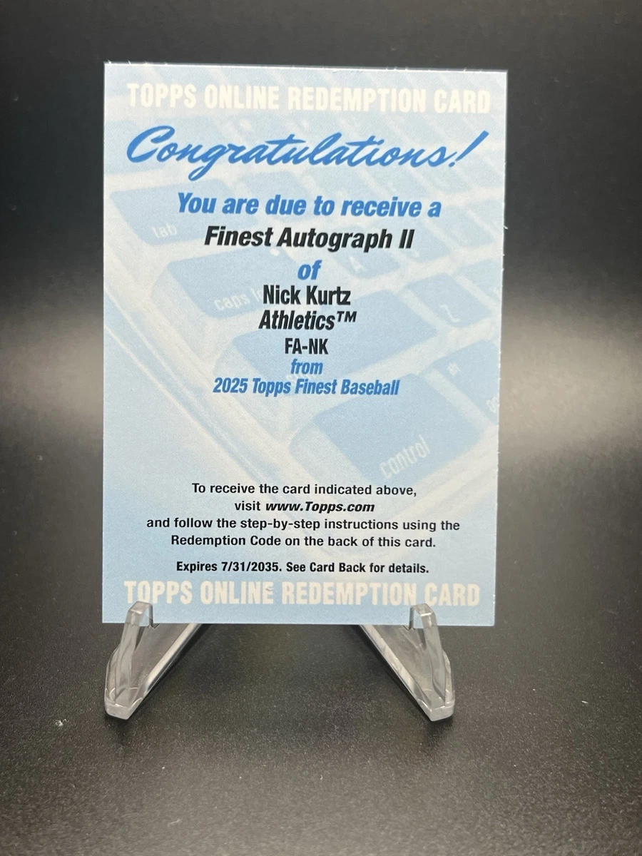 Baseball Card Auto Redemption for sale | eBay