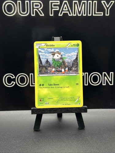 Skiddo XY11 Rare Cosmos Holo Black Star Promo XY Pokemon Card