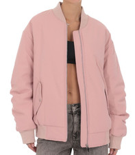 Oversized Bomber Jacket in Pink Size L  NEW/Free Shipping 