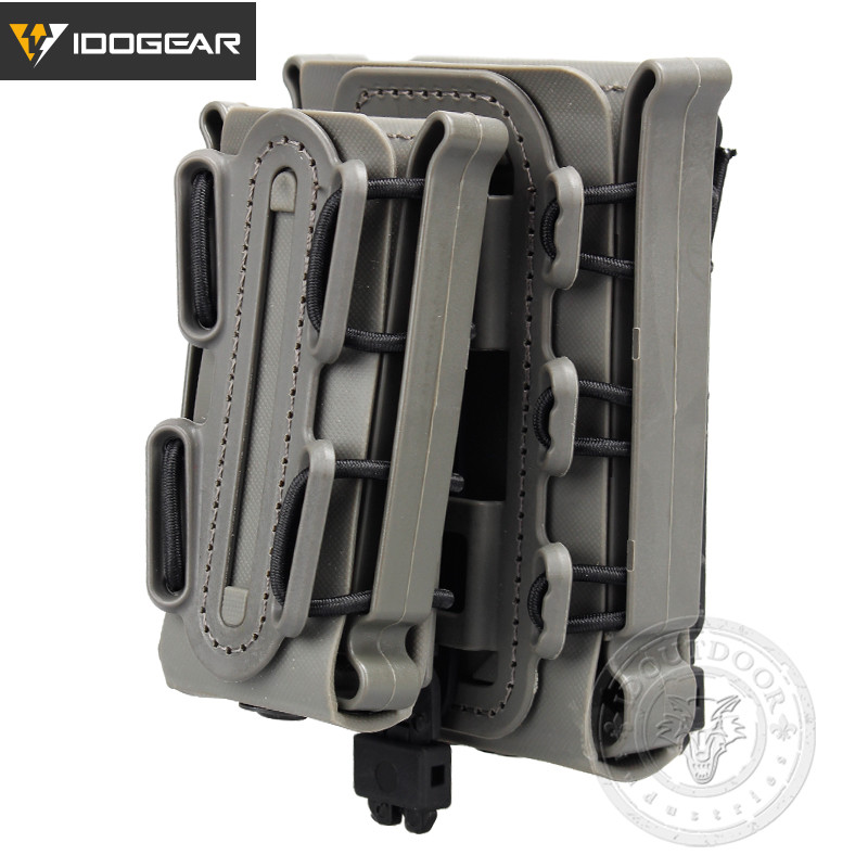 LSR 5.56 Single Mag Pouch Idogear Ranger Green - Quimera Airsoft
