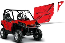 AMR Racing Can-Am Commander Door Decals Graphics for PRO ARMOR Doors 2DR RD
