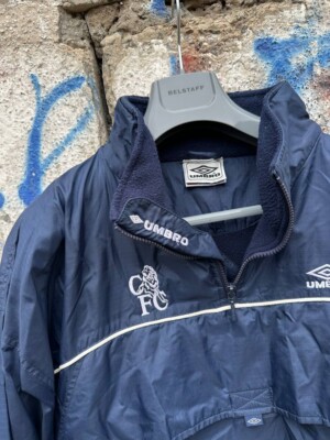 Vintage Chelsea FC Training Anorak Jacket Size XL Umbro 00's Retro