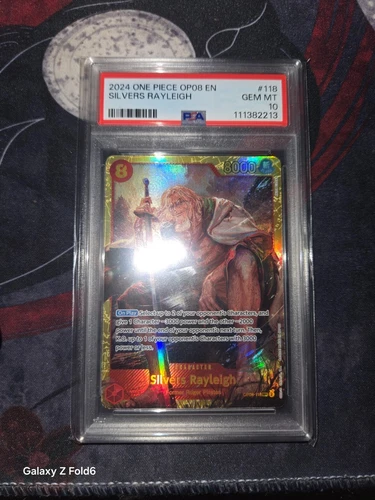 One Piece Two Legends OP08 #118 Silvers Rayleigh SEC PSA 10