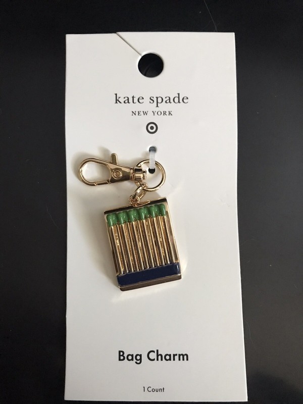 Kate Spade Target Bag Charm Matchbook In Hand