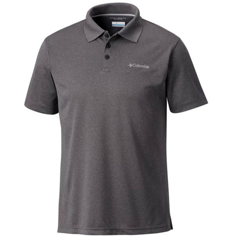 Columbia Men's Utilizer Polo Shirt Charcoal SZ M