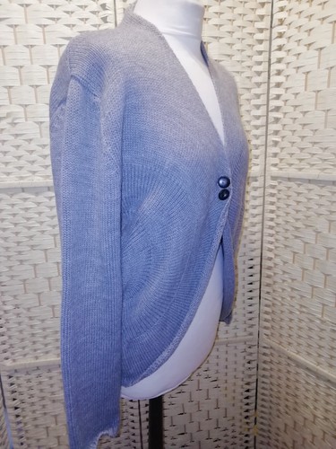 Country Casuals size L grey wool blend cardigan - good condition - Picture 4 of 13
