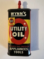 1950's Wynn's Utility Oil Handy Oiler Oil Can FULL NOS