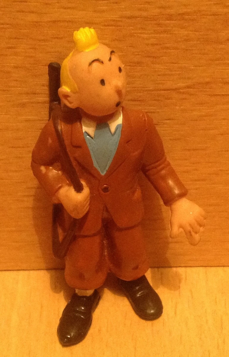 FIGURINE PVC COMICS SPAIN TINTIN KUIFJE HERGE EN TENUE DE CHASSEUR COMICSPAIN