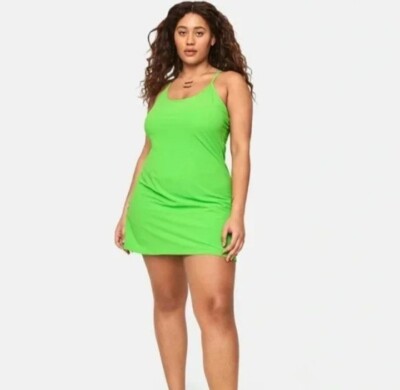 outdoor voices green dress The Exercise Dress in CloudKnit Fabric - Joggy Green