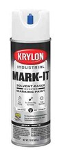 Krylon Mark-It 730008 Industrial SB APWA White Inverted Marking Paint - 15 oz