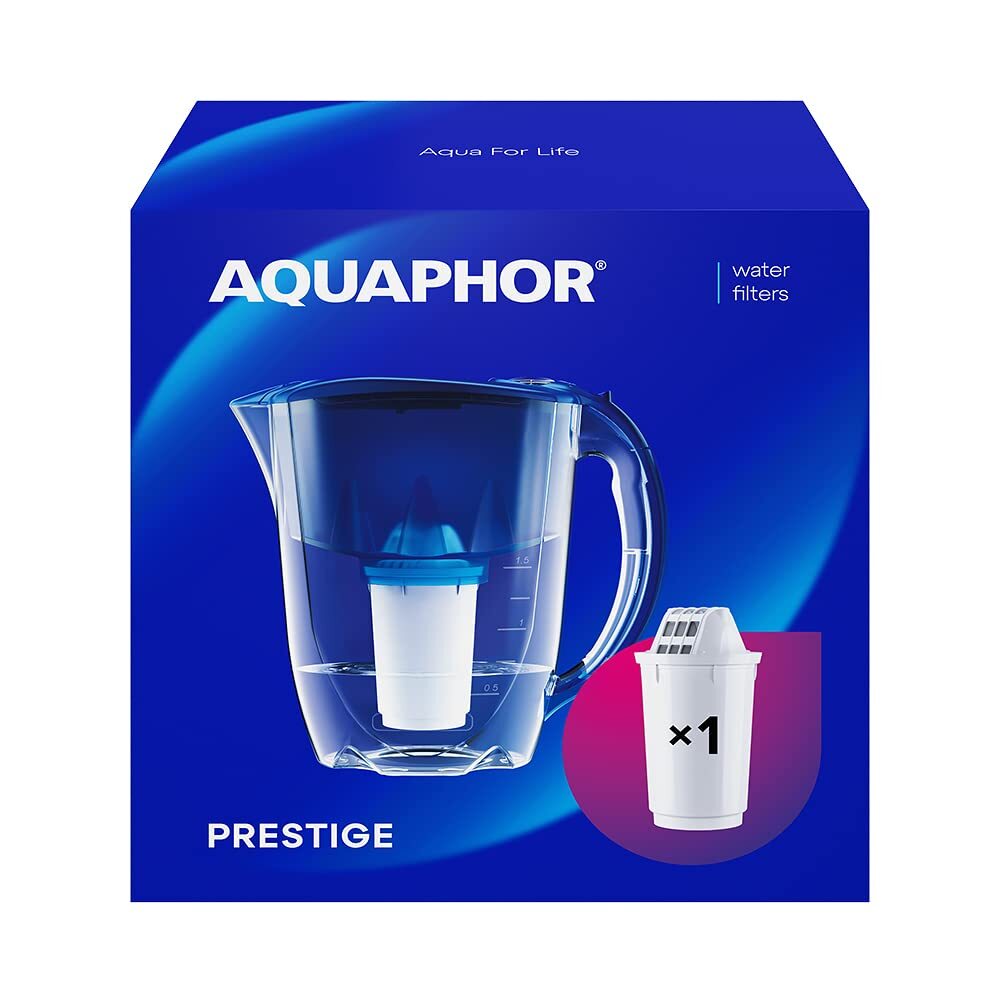 AQUAPHOR Prestige A5 - Filtro per Acqua, in plastica, 25,5, Blu Cobalto
