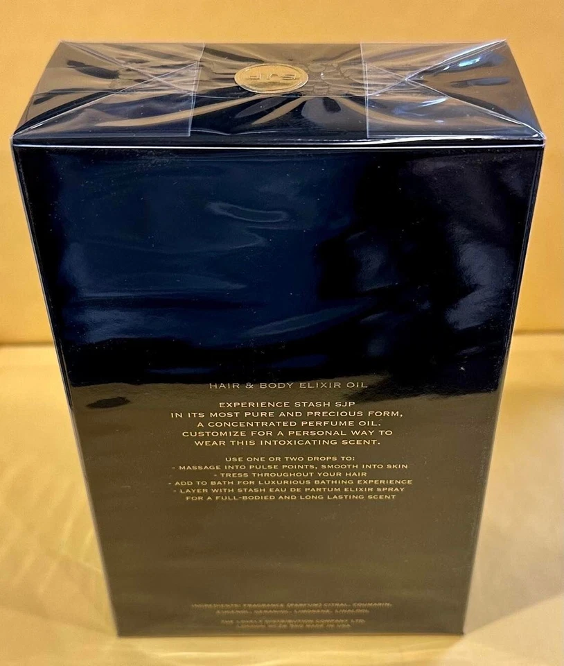 Sarah Jessica Parker Stash Hair & Body Elixer Oil Fragrance 1,0 oz NOVO NA CAIXA - Imagem 4 de 4