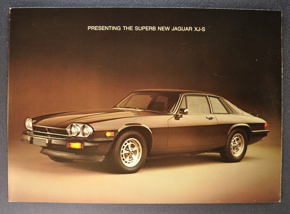 1976 Jaguar XJ-S Coupe Sales Brochure Folder Excellent Original 76