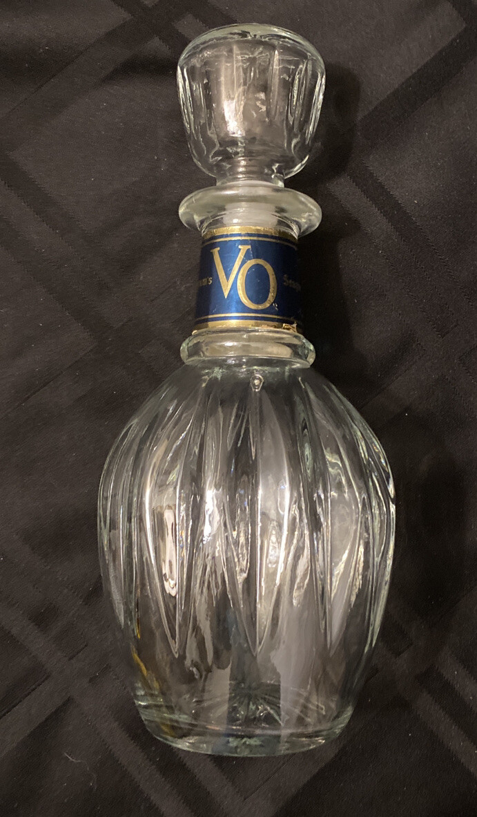 1977 Seagrams VO Canadian whiskey Decanter Empty 26 cm tall | eBay