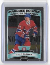 2019-20 O PEE CHEE PLATINUM CALE FLEURY MARQUEE ROOKIES #158