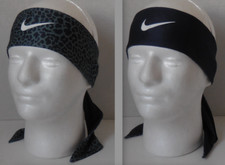 Nike Dri-Fit Head Tie Printed Reversible 2.0 Midnight Navy/Hasta/White