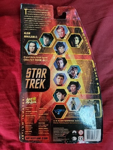 Lot Of 3 Art Asylum Star Trek TOS Mirror Kirk & Chekov, Kirk in Green, 7" 2006