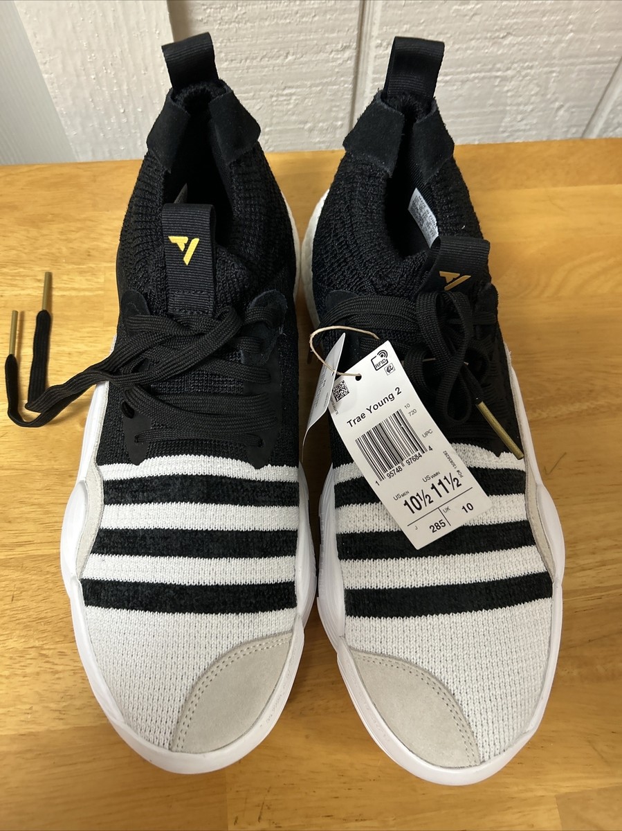 Adidas Trae Young 2.0 Basketball Shoes White/ Black Size