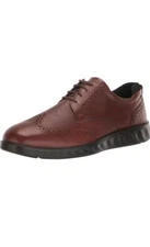 ECCO Men's S Lite Hybrid Brogue Wingtip Dress Shoes Cognac Brown EU 46 Size 12 