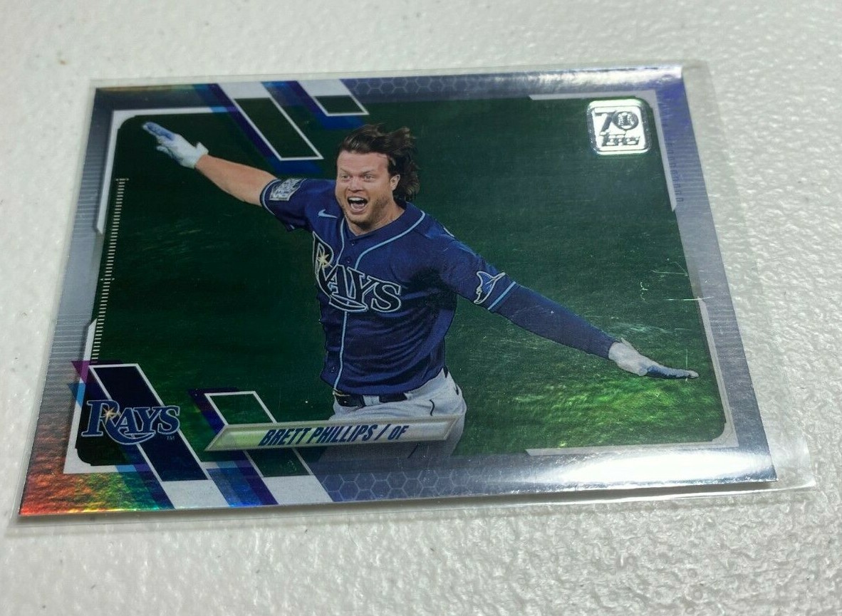 2021 Topps BRETT PHILLIPS Foil Rainbow