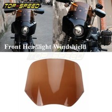 Pantalla deflector de viento parabrisas de humo de 11" apta para Harley Softail Dyna Low Rider