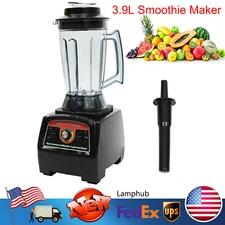 1 Gallon Electric Smoothie Juicer Shakes Maker Commercial Dry&Wet Blender Mixer