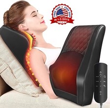 Masajeador Electrico De Cuello Y Espalda Masaje Para Silla Con Calor Hogar Auto