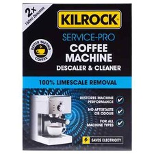 Coffee Expresso Machine Descaler and Cleaner Kilrock Service-Pro 150ml 2 X Pack