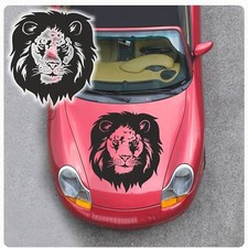 Tribal Löwe Autoaufkleber Auto Aufkleber Sticker Motorhauben Haube Lion A4028 