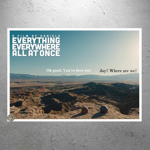 Everything Everywhere All At Once Movie Poster Print | Art | Two Rocks | Evelyn - 第 1/3 張圖片