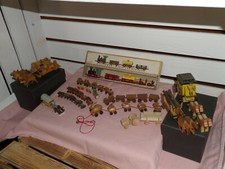 Kutschen Züge Eisenbahn DDR Miniaturfiguren VERO Expertic zur Auswahl Erzgebirge