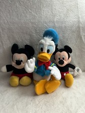 Disney bundle of Mickey and Donald soft toys