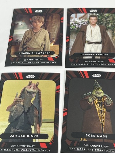 TOPPS ON DEMAND STAR WARS PHANTOM MENACE 20th ANN. 25 CARD Set 8/10 Jar-Jar - Picture 4 of 13