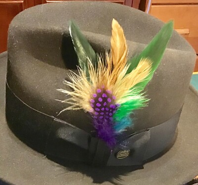 Decorative natural feathers for all hats leather straw wool  display picture 2