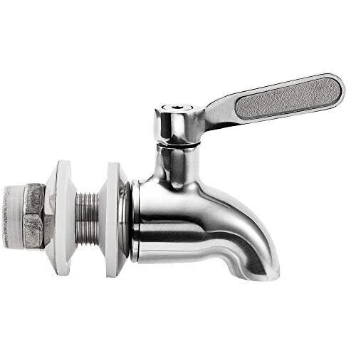 Grifo de agua de acero inoxidable duradero se adapta a sistemas de agua por gravedad de acero inoxidable Foto 3 de 3