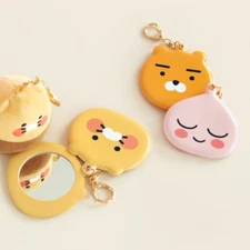 Kakao Friends Mirror Keychain Keyring Ryan Choonsik Apeach 2024 Korea MD Gift