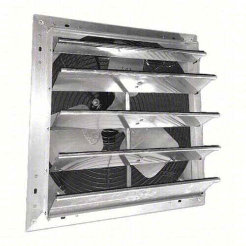 Dayton 484X41 18" Shutter Mounted Exhaust Fan 1/4 HP 115 VAC Single Phase 494R52 - Picture 1 of 8