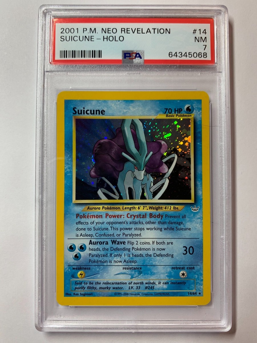 Suicune, Neo Revelation 14/64, ポケモンカード Suicune 1st Edition