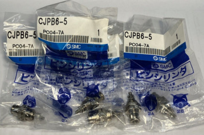 5 PCS SMC CJPB6-5 CJPB65 Pin Type Air Cylinder NOS SHIPS FROM THE USA ...