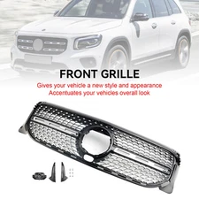 Diamond Front Bumper Grille Grill Fit for Mercedes Benz GLB X247 2020~2023