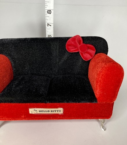 Hello Kitty Sofa Jewelry Box Red and Black - Picture 11 of 11