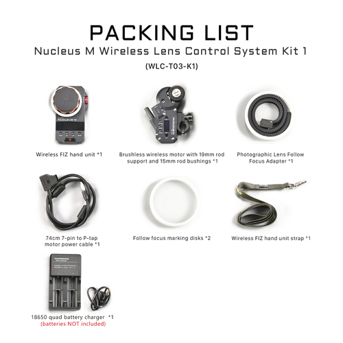 Tilta Nucleus-M Wireless Lens Control System Kit WLC-T03-K1 Follow Focus Kit I - Picture 3 of 12