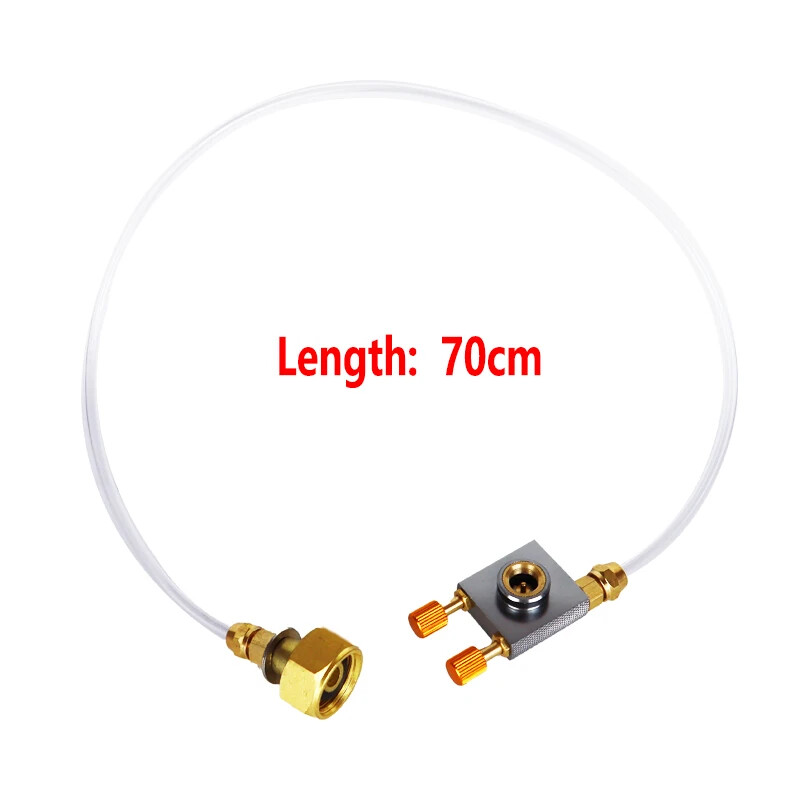 Outdoor Camping Gas Stove Gas Cylinder Filling Adapter Flat Tank