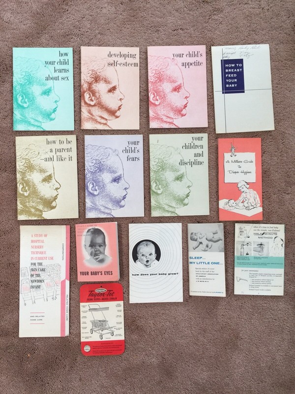 Vintage Baby Child Care Pamphlets Brochures Parenting 1958-1961