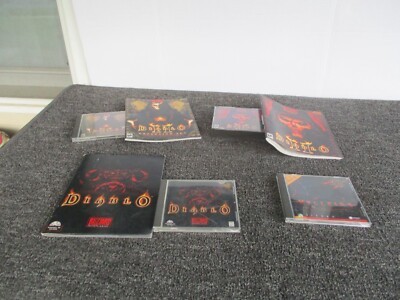 BLIZZARD DIABLO,DIABLO II &  Diablo II Expansion & HellFire   PC CD ROM
