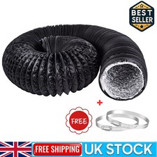 3-8inch 5M/10M Flexible Ducting Dryer Vent Pipe Aluminum Foil PVC Duct Fan Hose