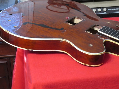 Vintage 1967 Gretsch 6122 Chet Atkins Country Gentleman Guitar Body Neck w/ Case - Picture 20 of 24