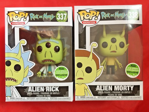 ALIEN RICK #337 + ALIEN MORTY #338 POP 